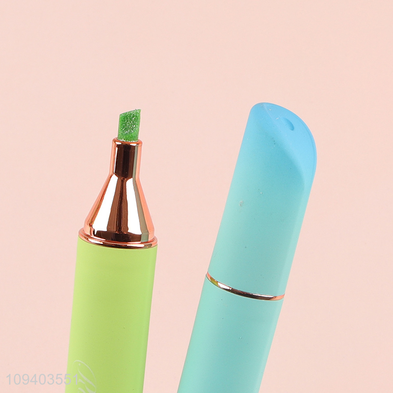 Good sale 4pcs sparkling highlighter pen set