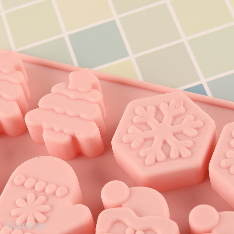 Factory supply Christmas mini silicone cake mold chocolate mold