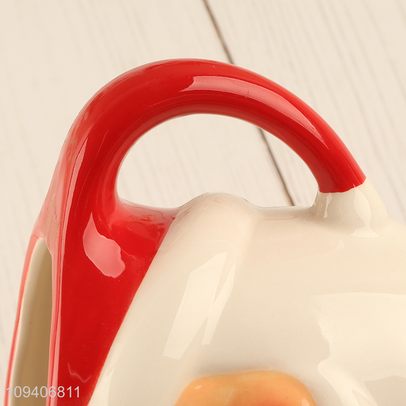 China supplier Santa Claus ceramic cup water cup