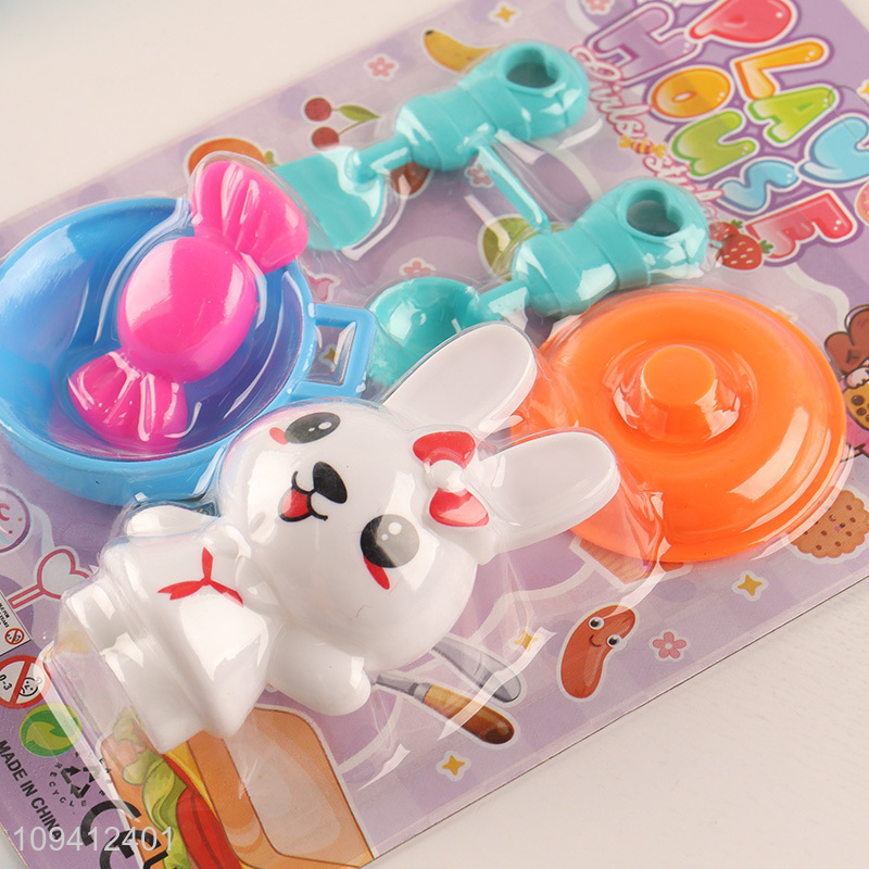Good price plastic pretend play tableware set toys