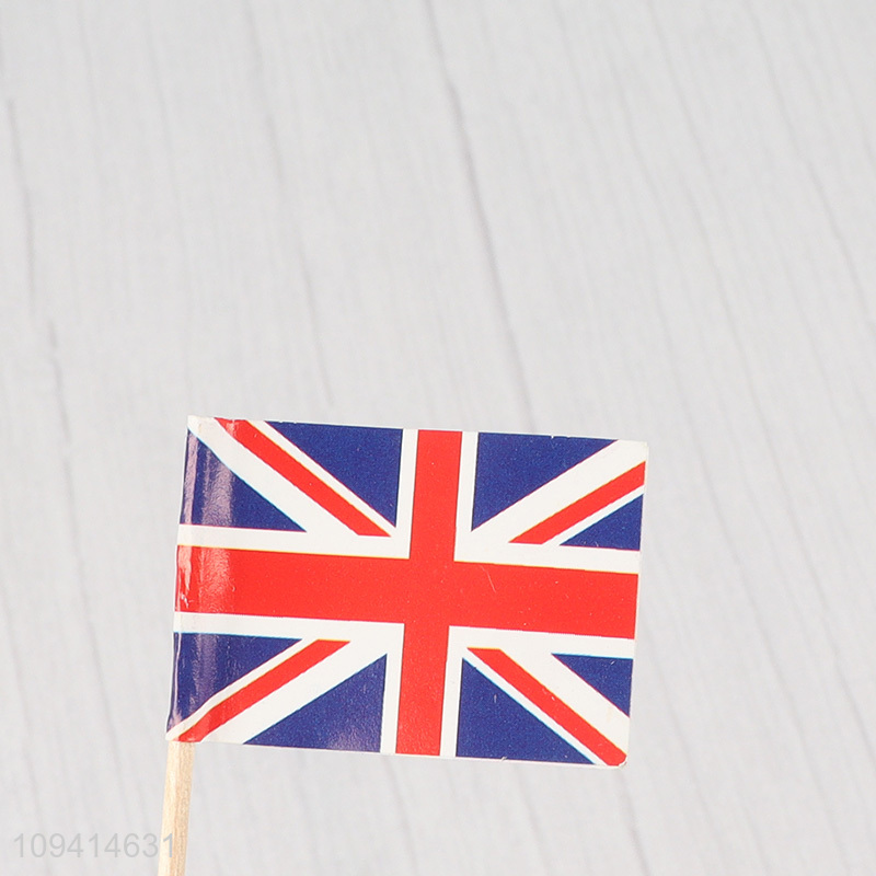 Factory price flags series cupcake picks cupcake topper