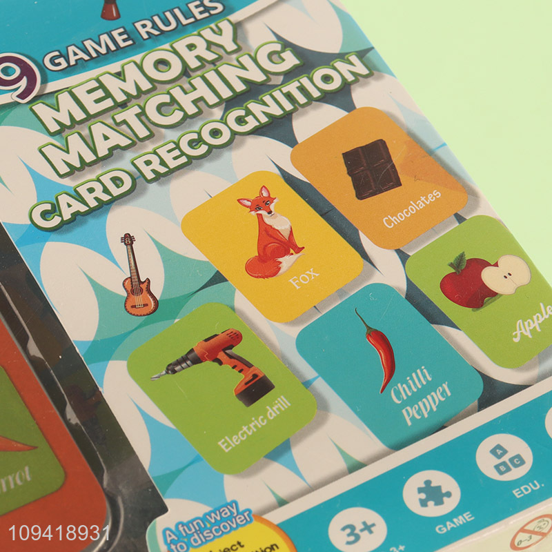 Good sale educational memory matching games for kids