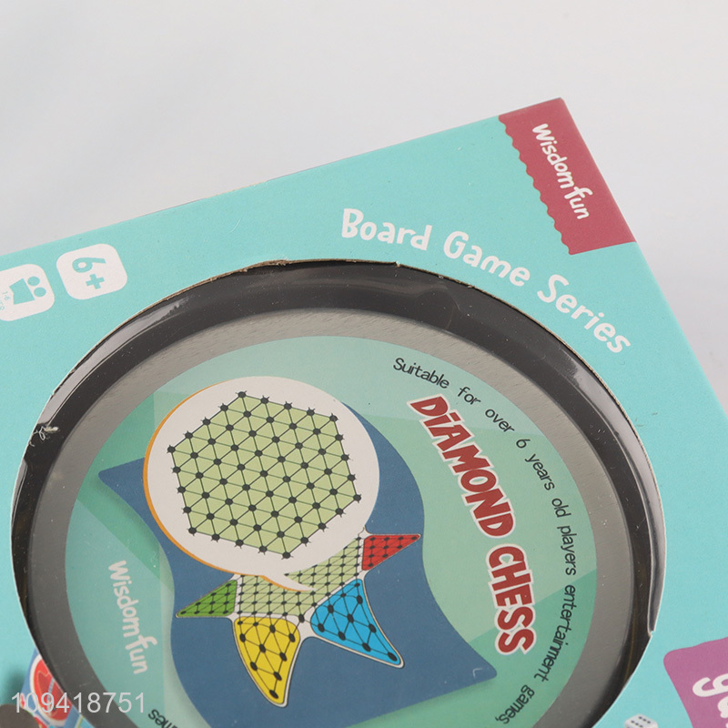 Top products classic diamond chess board game for kids