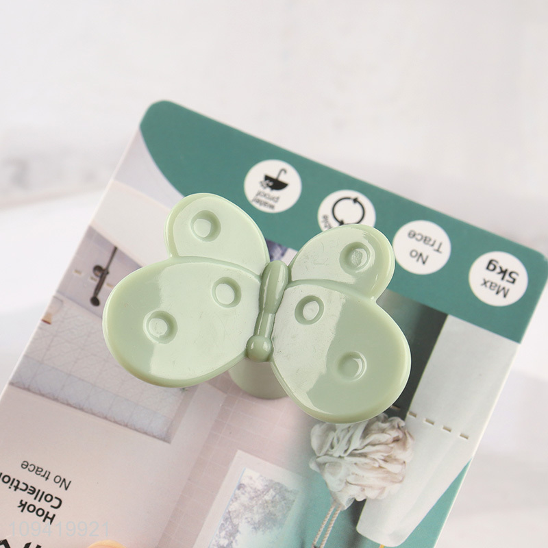 China supplier seamless butterfly suction cup hook hanging hook