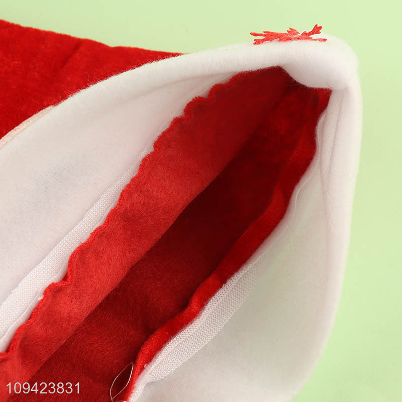 China wholesale christmas party polyester christmas hat