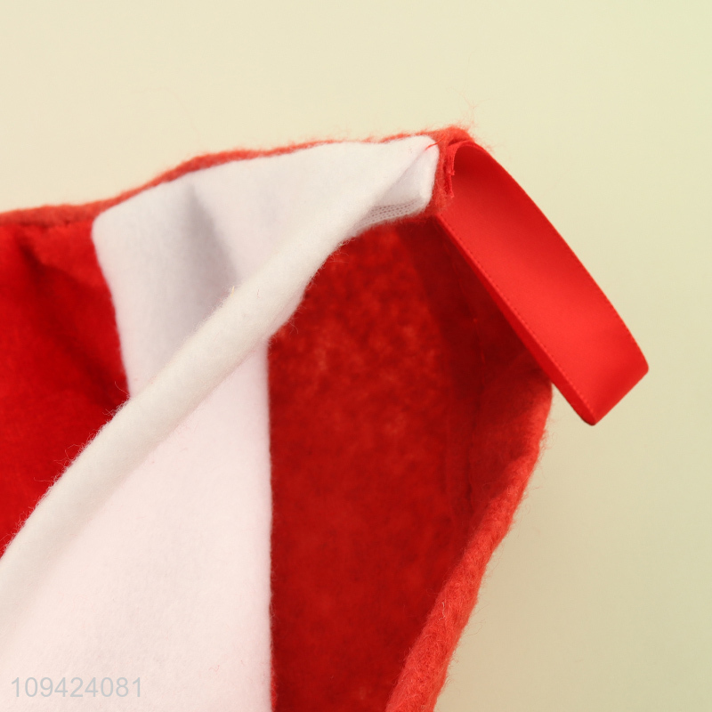 Best selling christmas decor polyester christmas stocking