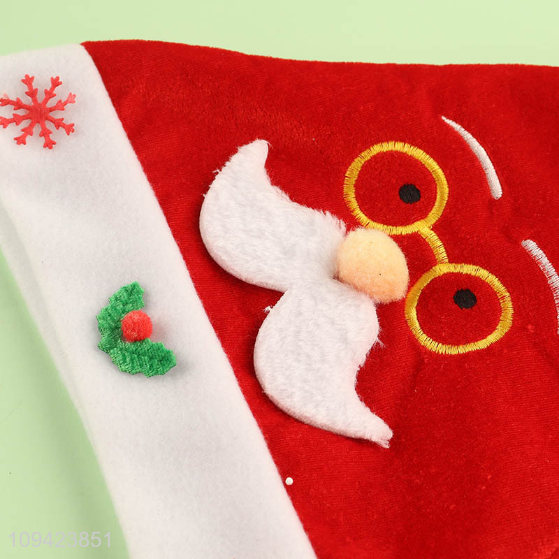 China supplier cartoon polyester christmas hat for sale