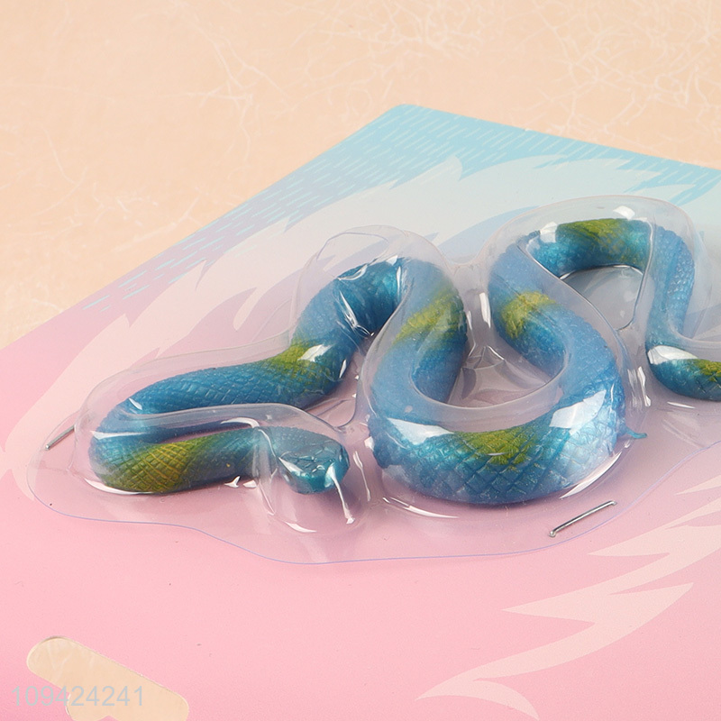 Good sale soft plastic snake figure for kids