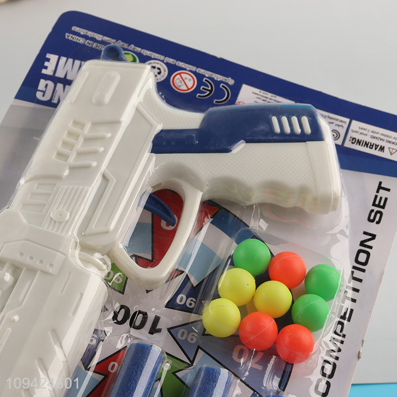 Latest products kids shooting games soft bullet gun toys