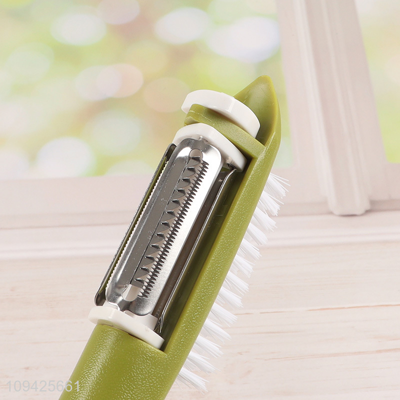 China wholesale fruit & vegetable peeler with brush