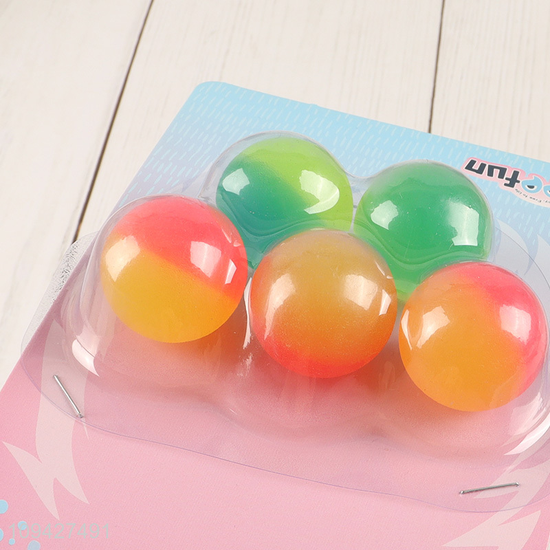 China supplier colorful high bounce tpr balls