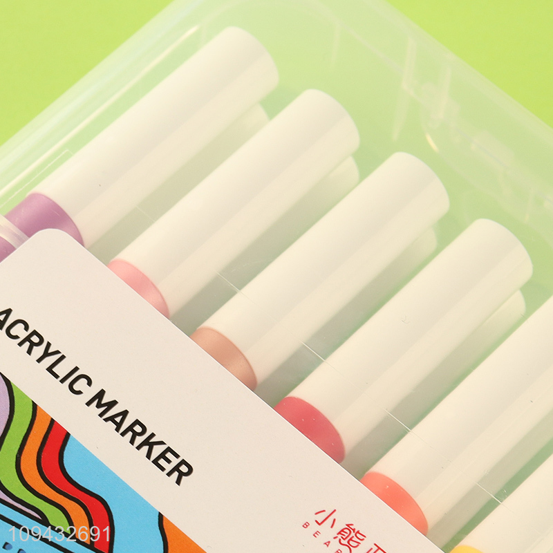 Yiwu market classic round tip acrylic marker pen