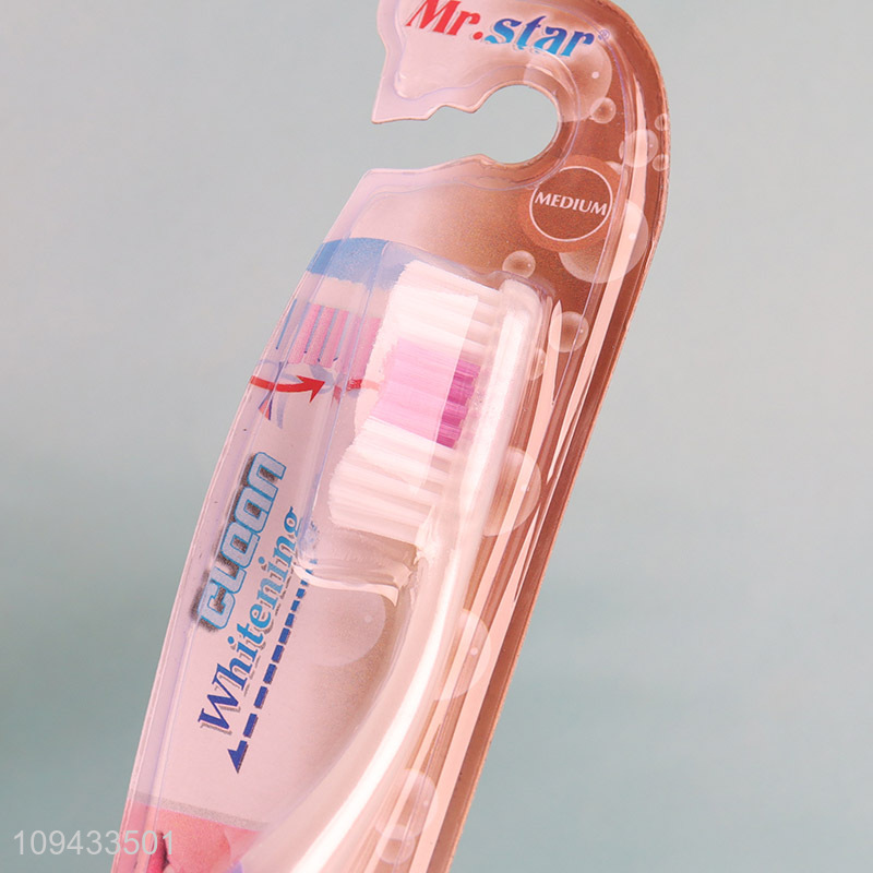 Factory Supply Ergonomic Non-Slip Handle Toothbrush