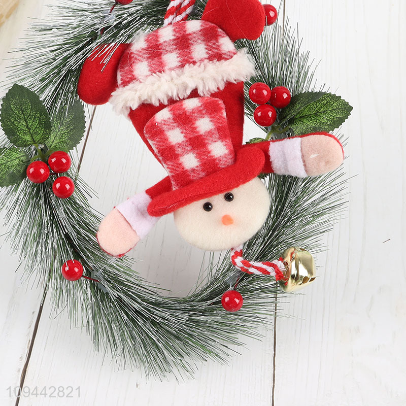 Wholesale christmas wreath hanging ornament decor