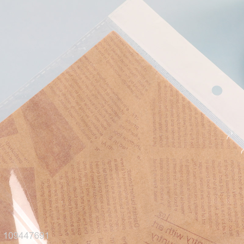 Top products 50pcs wood pulp paper food paper