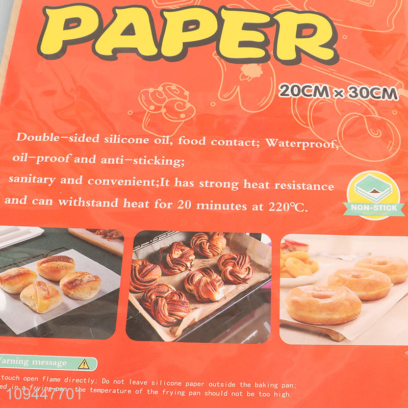 China wholesale waterproof oil proof baking paper for kitchen
