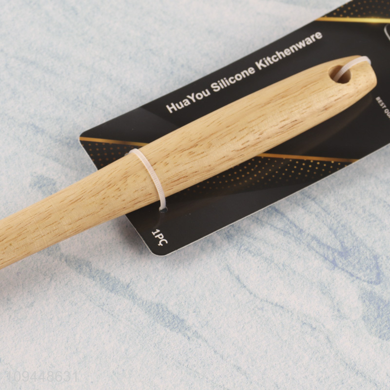 Factory supply non-stick kitchen utensil silicone slotted spatula