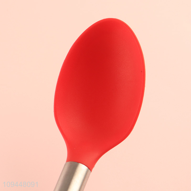 China supplier kitchen utensil slotted spatula with long handle