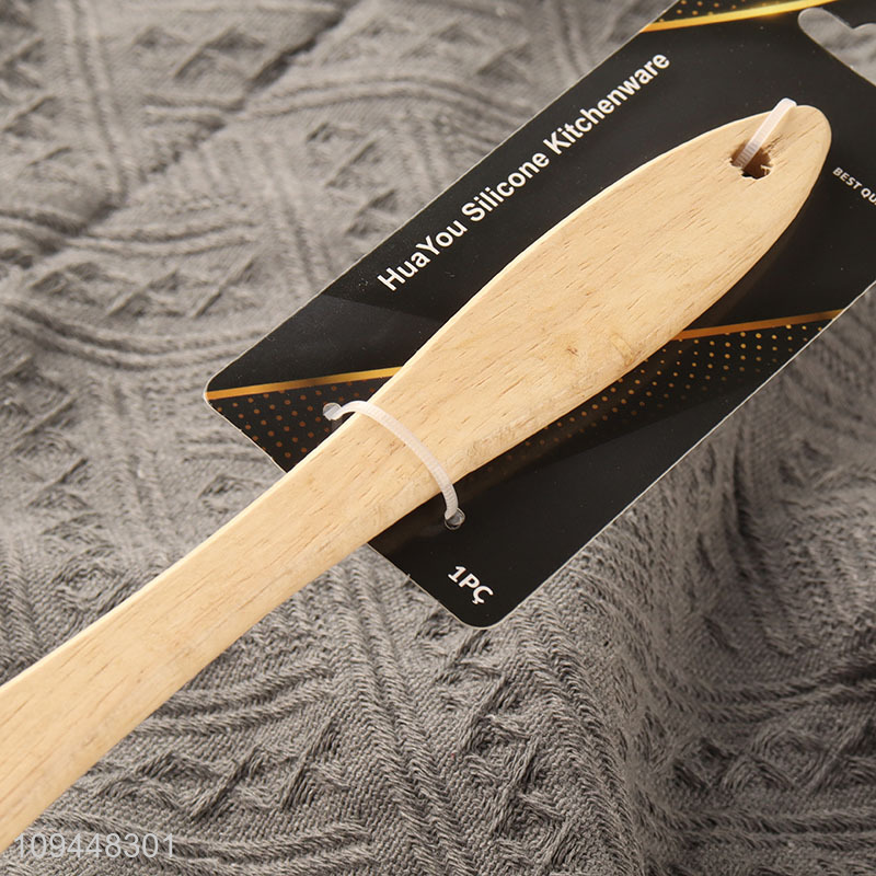 Hot items kitchen utensil cooking spatula with wooden handle