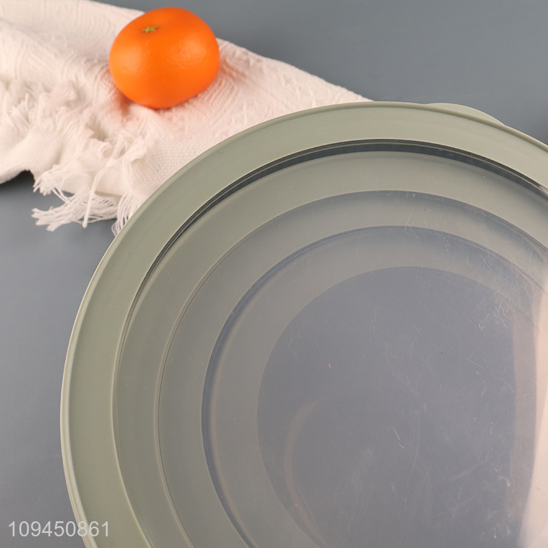 Best sale round salad bowl preservation bowl with lid