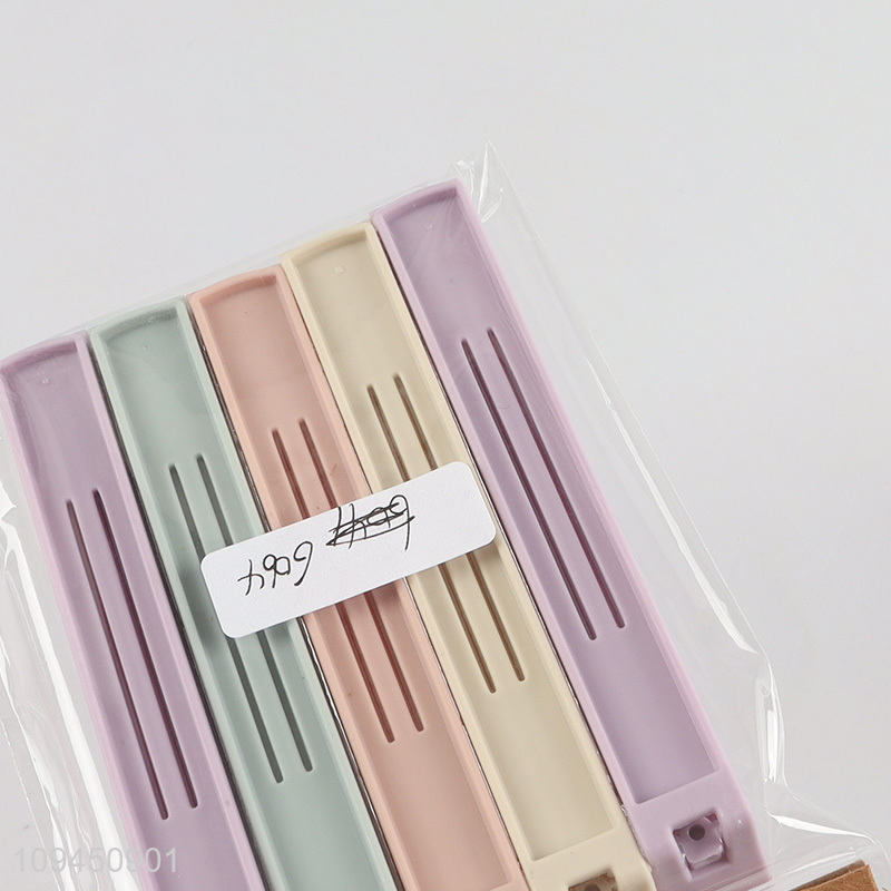 Hot selling multicolor sealed bag clips for snack