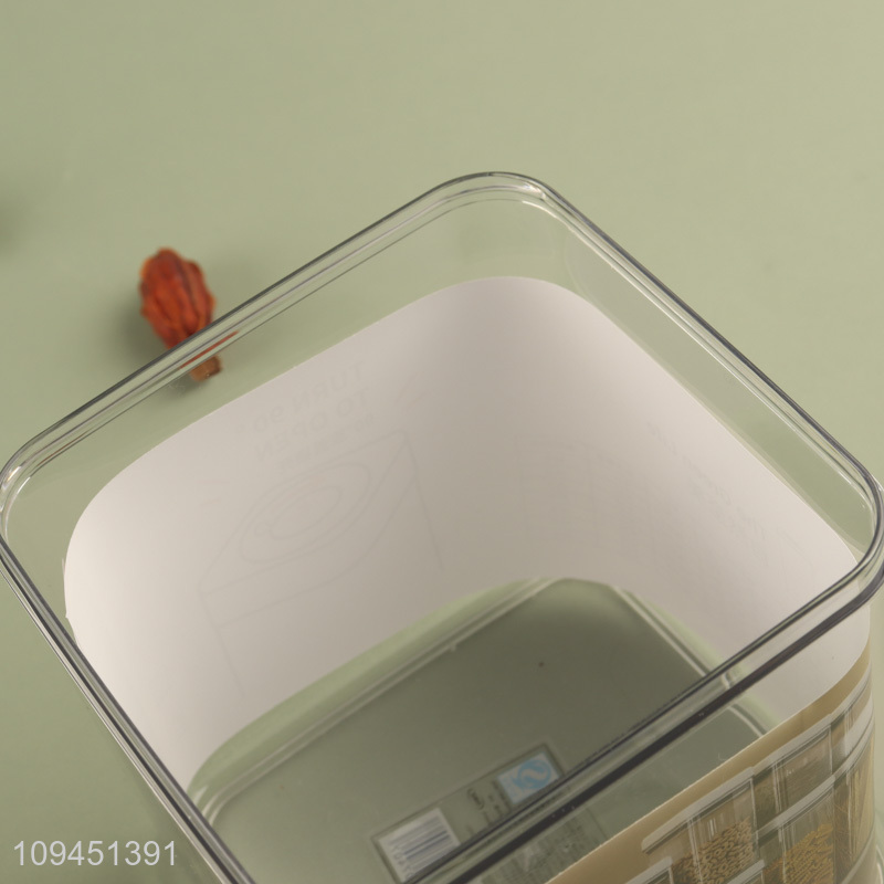 Latest products   square sealed storage jar for household
