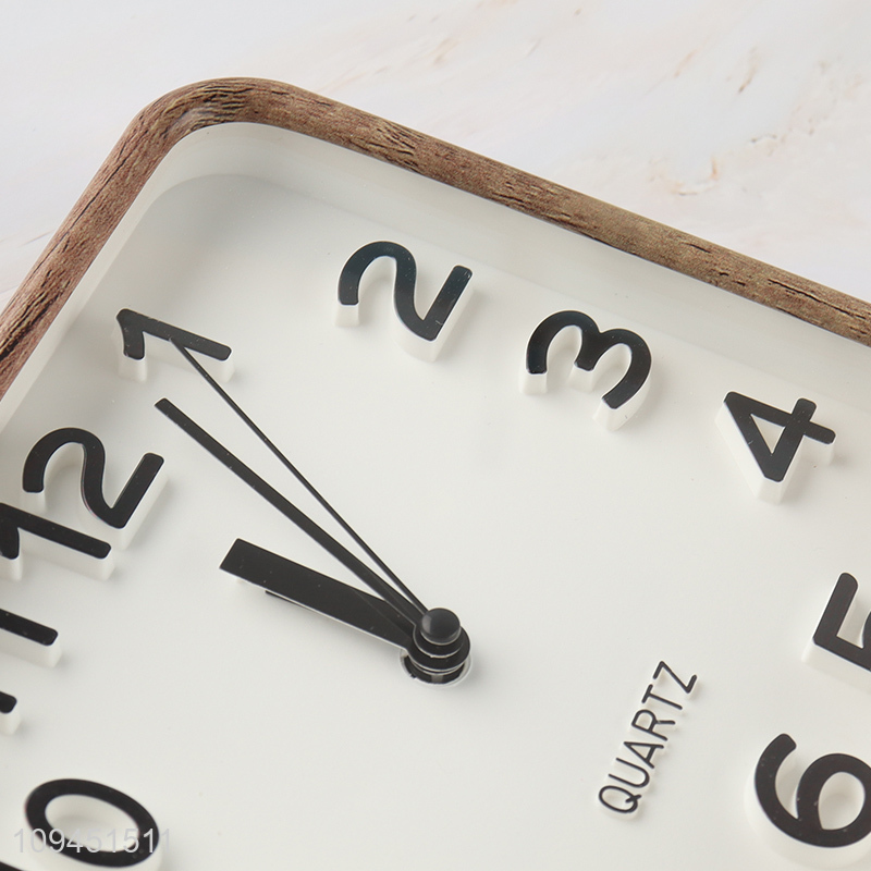 Low price home decor square alarm clock