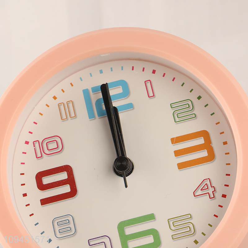 China wholesale round household quartz alarm clock
