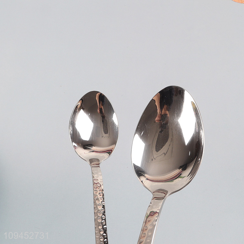 Low price stainless steel cutlery set for home restaurant