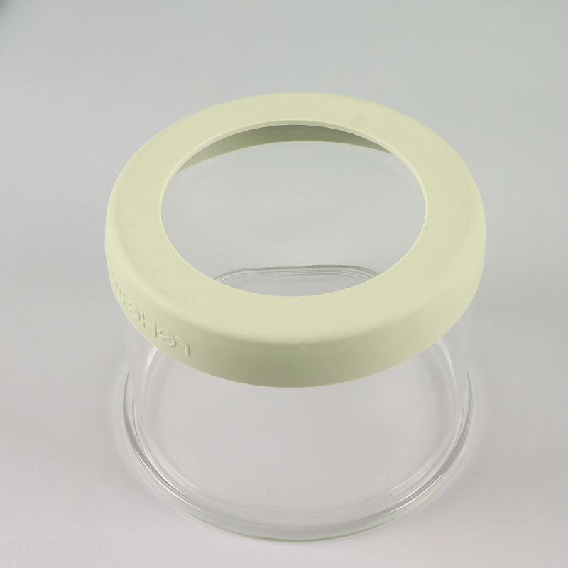 Hot sale clear glass preservation box with lid