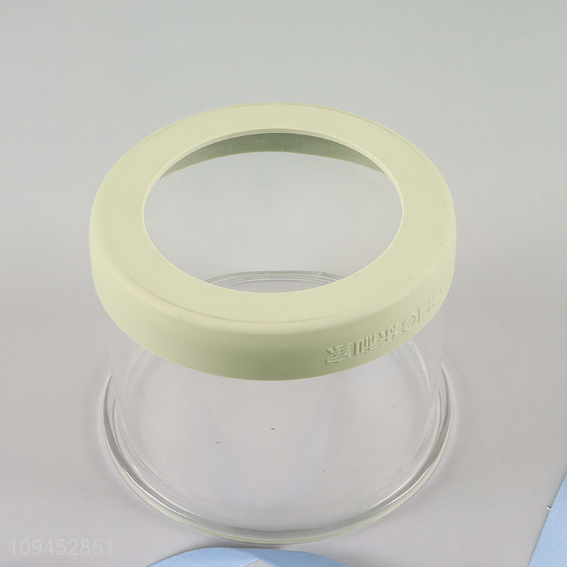 Hot selling round glass preservation box wholesale