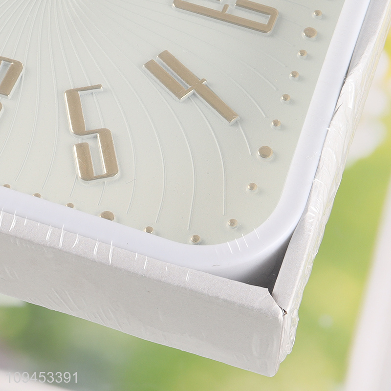 China supplier square wall clocks hanging clocks for sale