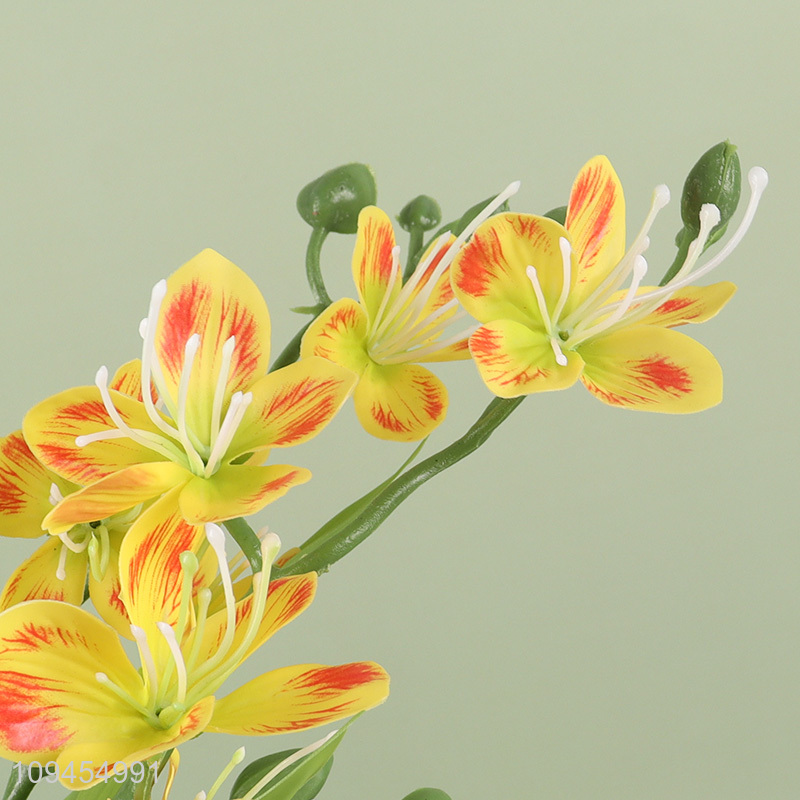 Latest products   indoor decor fake flower artificial flower freesia