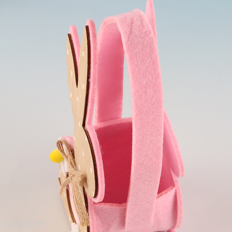 Top selling mini bunny felt tote basket