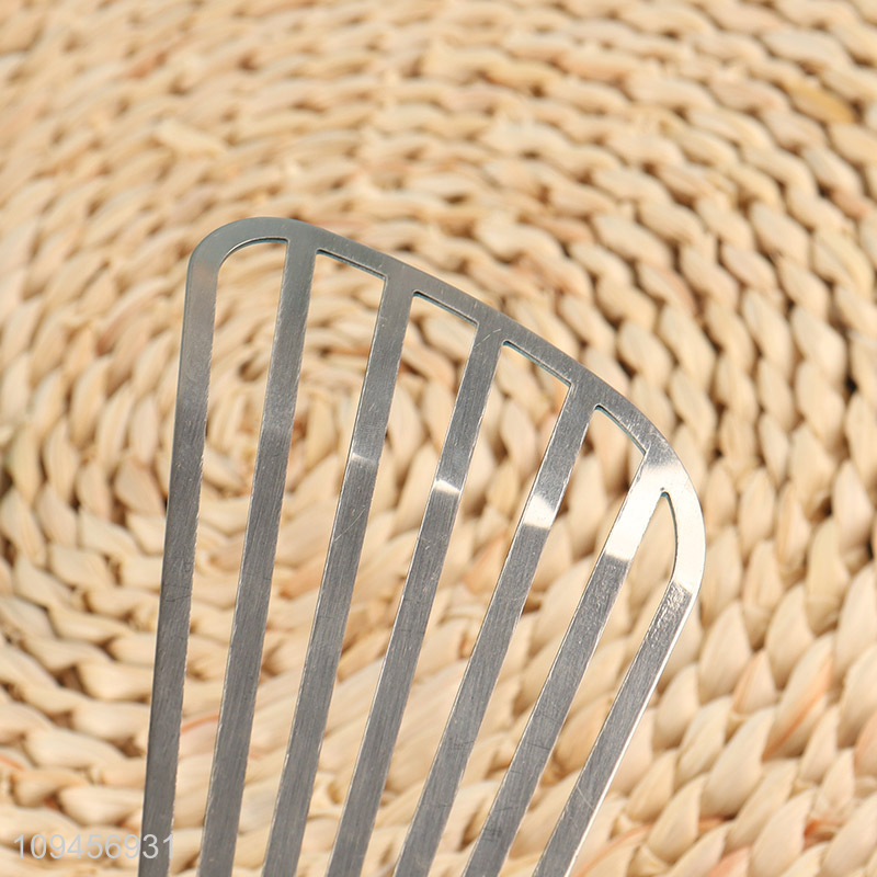 China supplier stainless steel kitchen utensil slotted spatula