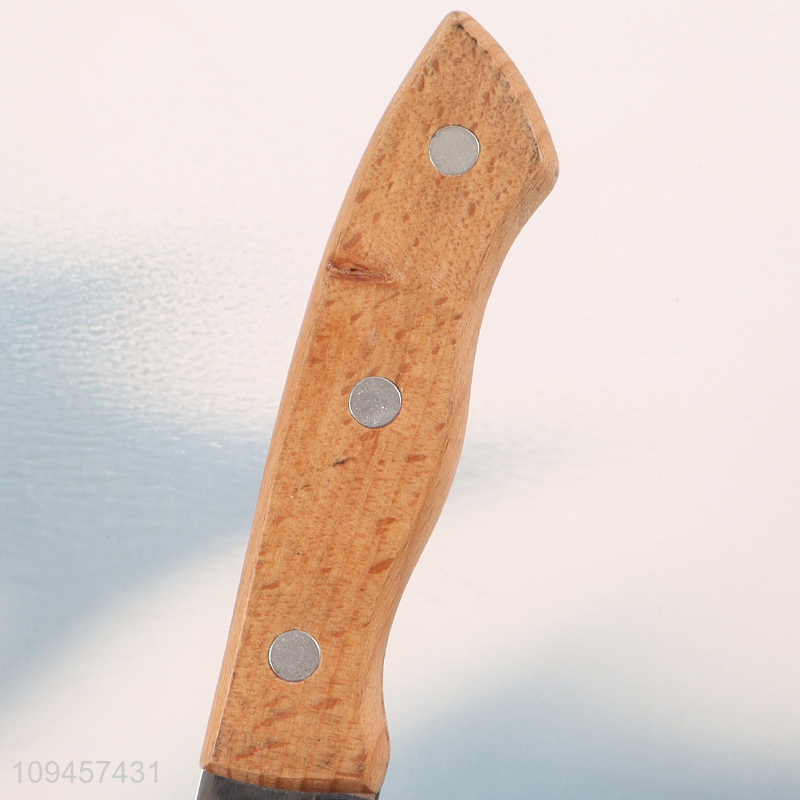 Top selling wooden handle kitchen knife fruits knife wholesale