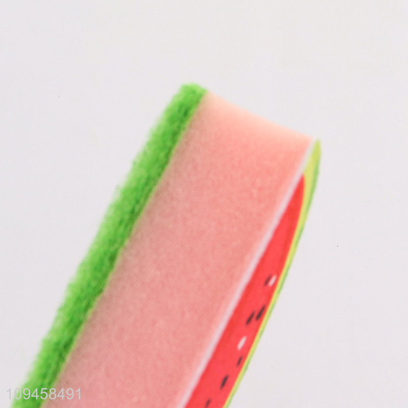 Low price melon shape kitchen cleaning sponge