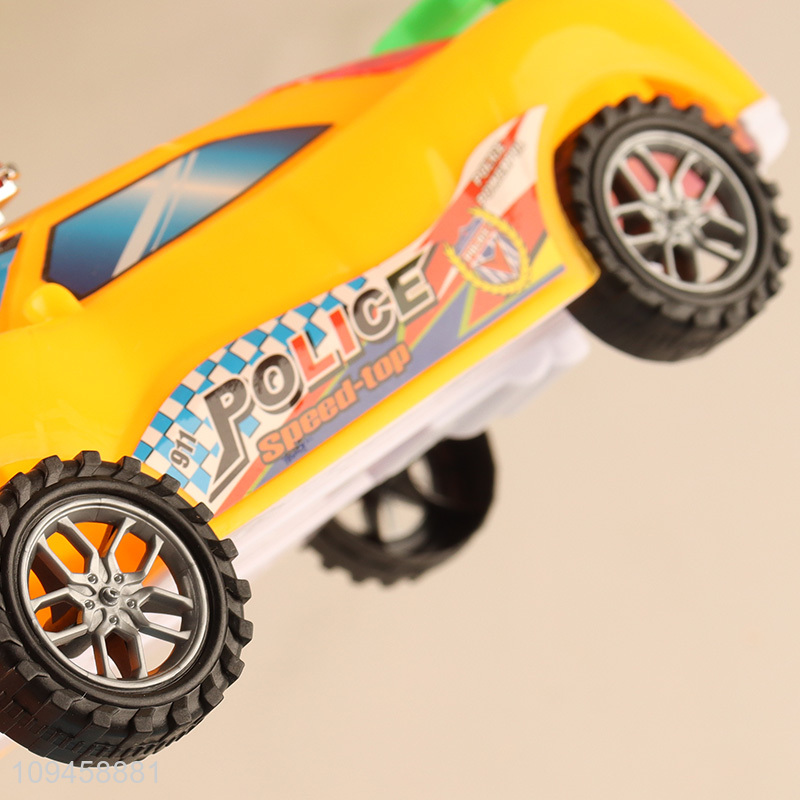 Best sale pull string light police car toy
