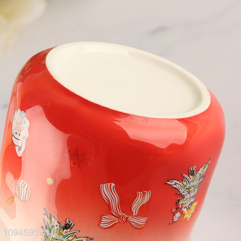 Top products christmas series ceramic water cup