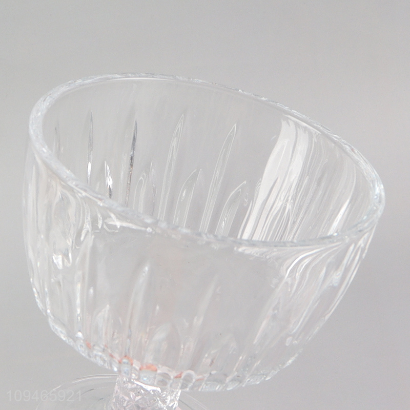 China wholesale clear glass champagne glasses wine glasses