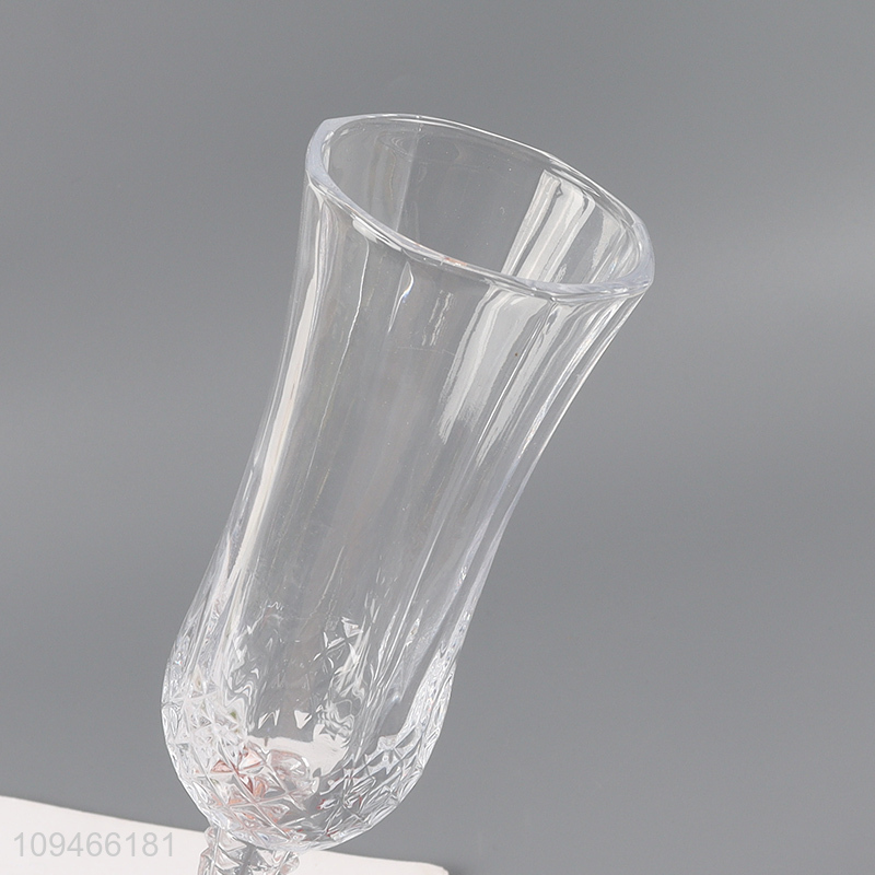 Factory supply clear glass wine glasses champagne glasses