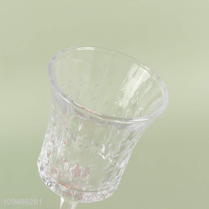New style clear goblet cup champagne glasses