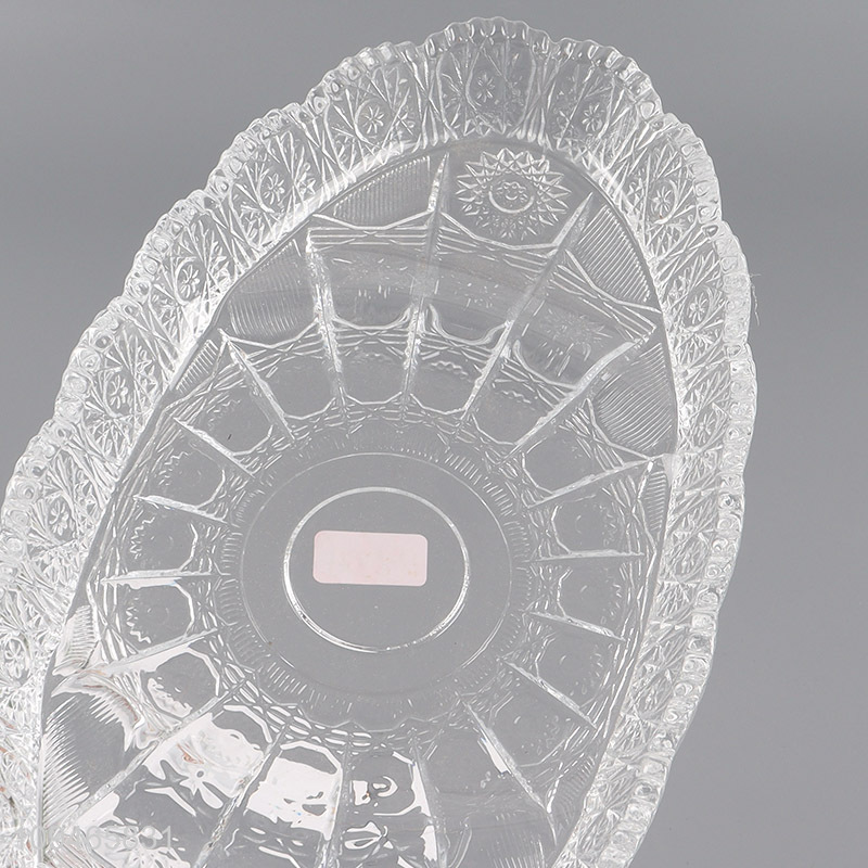 Hot products oval fish serving plate for sale