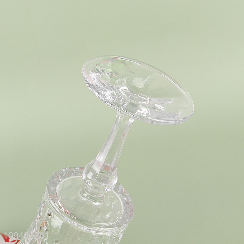 New style clear goblet cup champagne glasses
