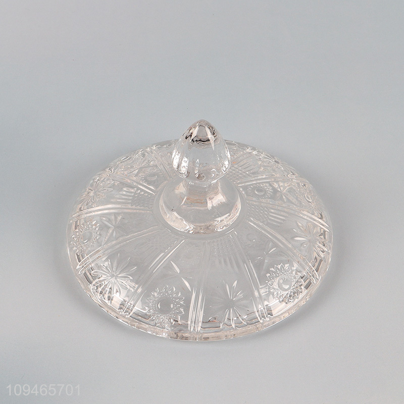 New product clear glass storage jar candy jar