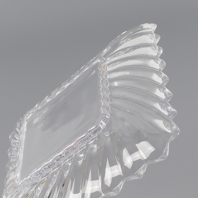 Factory supply square glass dinner plate for sale
