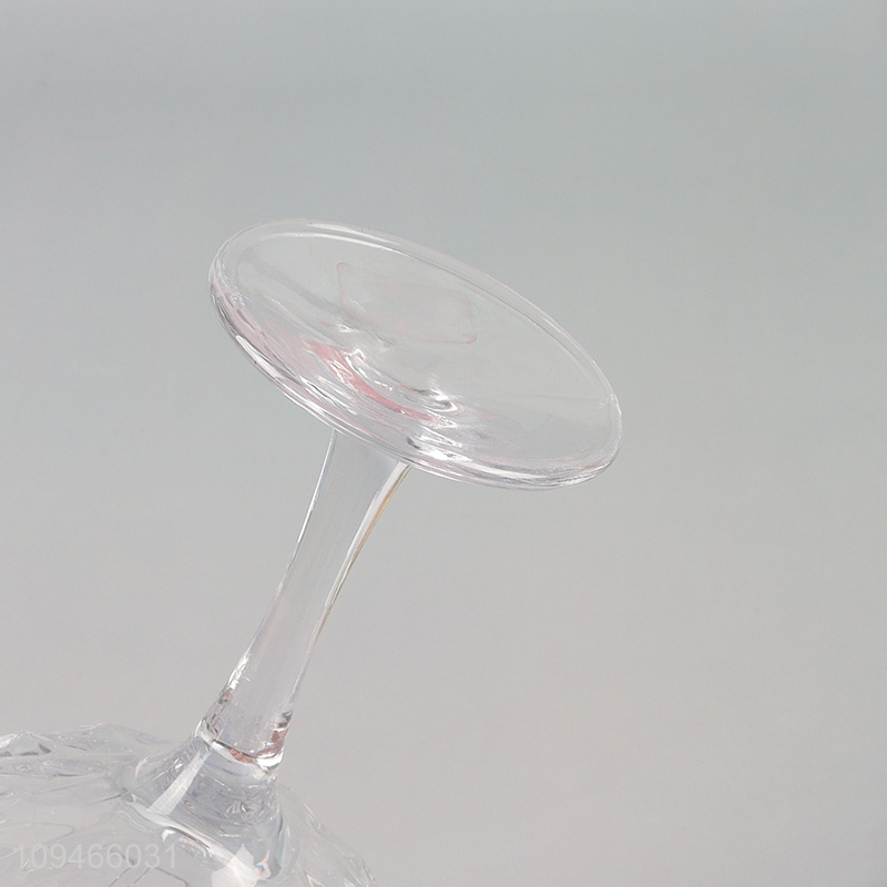 Low price clear champagne glasses goblet cup