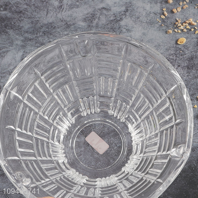 Top quality glass salad bowl fruits bowl