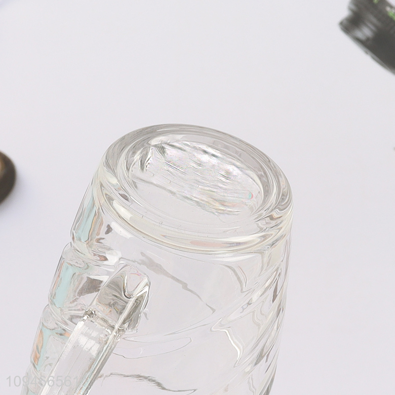 Online wholesale unbreakable glass coffee cup with handle