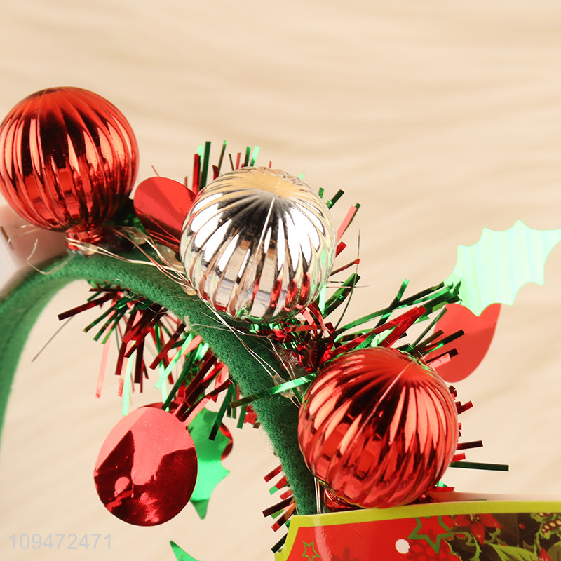 Wholesale christmas hair hoop hair accessories